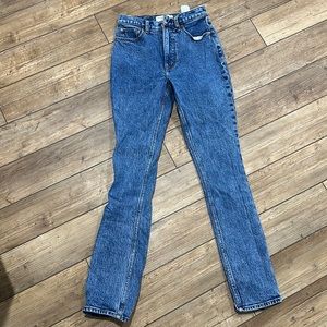 Abercrombie Fitch The 90s Skinny High Rise Jeans Size 25 / 0 Medium Wash Y2K